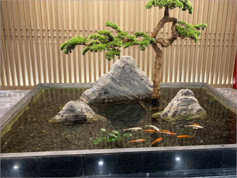 假山水池